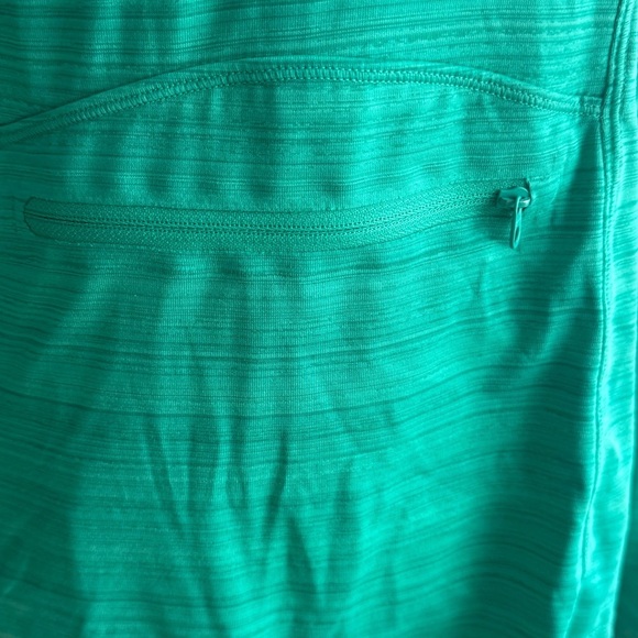 ATHLETA Teal Long Sleeve Athletic Top Full Zip Up - Picture 4 of 10